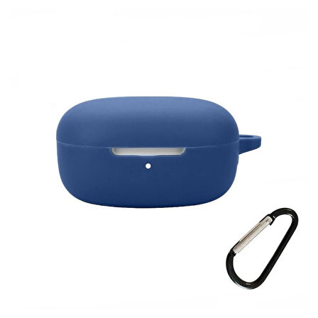 Gpack Xiaomi Redmi Buds 6 Play uyumlu Kılıf Mat Kancalı Silikon SF13