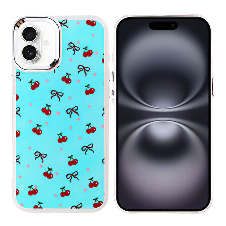 Gpack iPhone 16 uyumlu Kılıf Köşeler Airbagli Figürlü Hadra Kapak