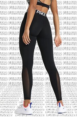 Nike Pro Tigh Fit Full Length Leggings Toparlayıcı Tam Boy Siyah Tayt