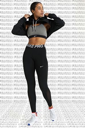 Nike Pro Tigh Fit Full Length Leggings Toparlayıcı Tam Boy Siyah Tayt