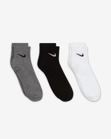Nike SX7677-964 Everyday Lightweight Crew Antrenman Çorapları (3 Çift)