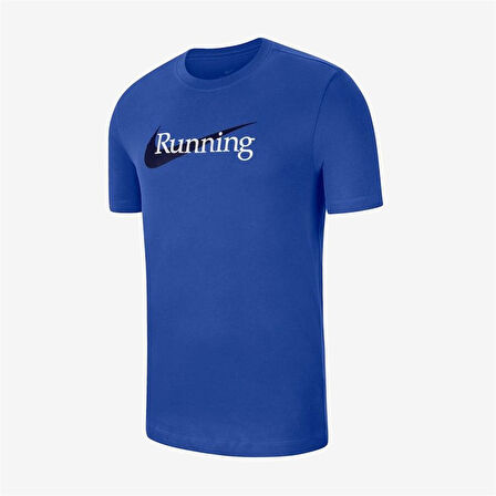 Nike U Nk Dri-FIT Tee Hbr Erkek Koşu Tişörtü CW0945-481