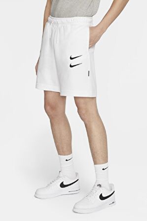 Nike Sportswear Double Swoosh Beyaz Erkek Şort