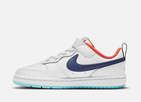 Nike Court Borough Low 2 (Psv) Çocuk Beyaz Sneaker Ayakkabı BQ5451-112 I-156