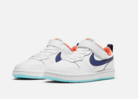 Nike Court Borough Low 2 (Psv) Çocuk Beyaz Sneaker Ayakkabı BQ5451-112 I-156