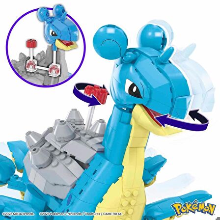 FABBATOYS MEGA Pokémon™ Lapras 527 parça +8 yaş