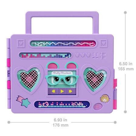FABBATOYS Polly Pocket Radyo Temalı Moda Eğlencesi Oyun Seti
