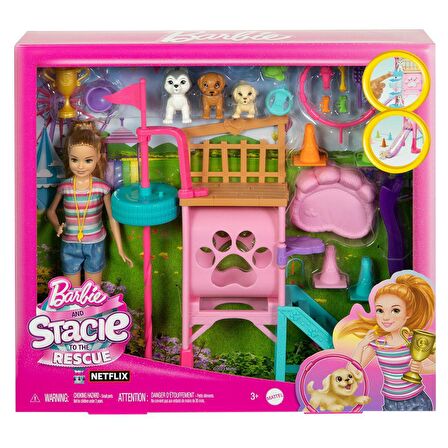 FABBATOYS Stacienin Köpekçik Oyun Parkı - Barbie and Stacie To The Rescue
