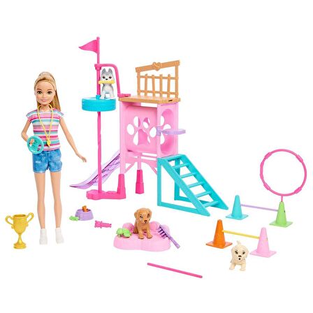FABBATOYS Stacienin Köpekçik Oyun Parkı - Barbie and Stacie To The Rescue