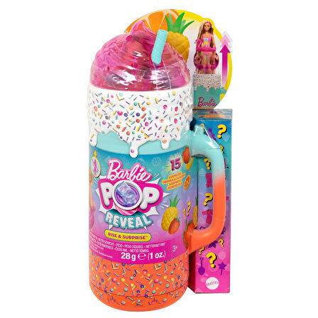 FABBATOYS Barbie Pop Reveal Sürprizli Bardak Oyun Seti