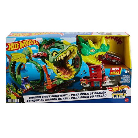 FABBATOYS Hot Wheels Ejderha ile Müdacele Pisti