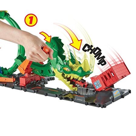 FABBATOYS Hot Wheels Ejderha ile Müdacele Pisti