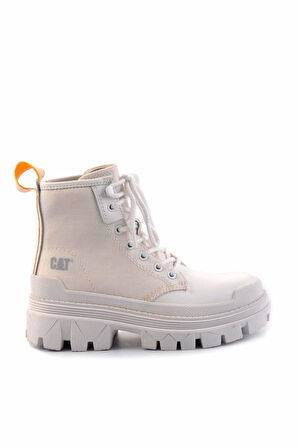 White Hakiki Deri Kadın Bot & Bootie CAT0111121603