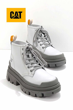 Grey Hakiki Deri Kadın Bot & Bootie CAT0111121703