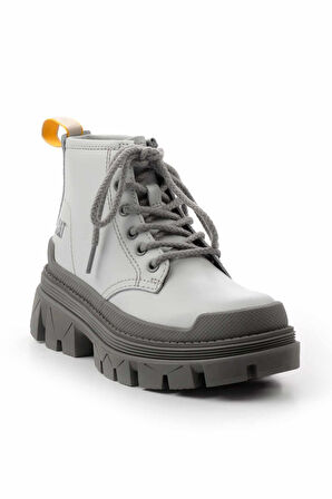 Grey Hakiki Deri Kadın Bot & Bootie CAT0111121703