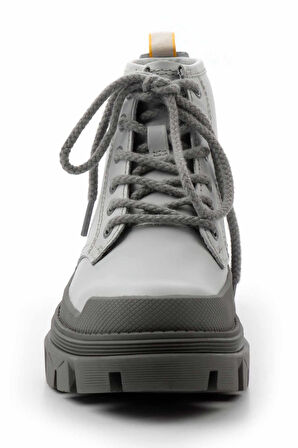 Grey Hakiki Deri Kadın Bot & Bootie CAT0111121703