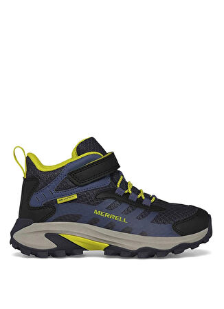 Merrell Mavi - Siyah Erkek Outdoor Bot MK267543-MOAB SPEED 2 MID A/C WTPRF