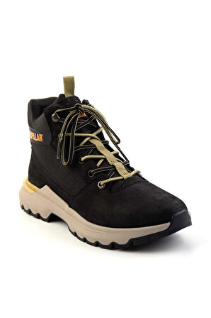 Black Leather Erkek Bot & Bootie CAT1111120801