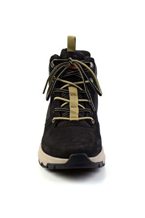 Black Leather Erkek Bot & Bootie CAT1111120801