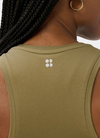 Sweaty Betty SB10138-030 ATHLETE CROP SEAMLESS W Yeşil Kadın Atlet