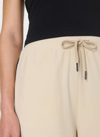 Sweaty Betty SB10182PUR-260 EXPLORER WIDE LEG 30 Bej Kadın Sweatpant