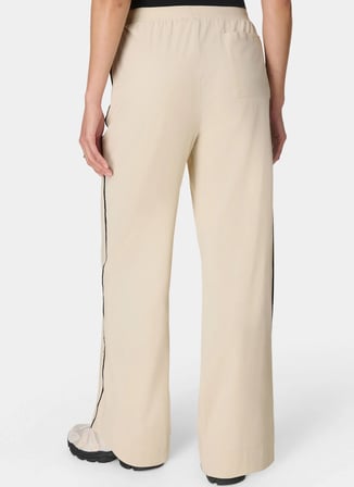 Sweaty Betty SB10182PUR-260 EXPLORER WIDE LEG 30 Bej Kadın Sweatpant