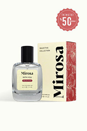 Mirosa With You Selective Dinlendirilmiş Kalıcı Erkek Parfümü Premium EDP 50ml S503