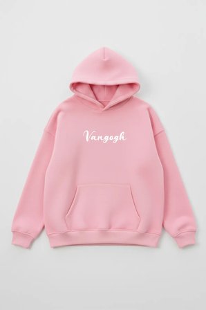 Unisex Yumuşak Dokulu 3 İplik Vangogh Tasarım Baskılı Oversize Sweatshirt