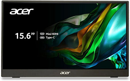 15.6" Acer PM1 Taşınabilir Monitor - PM161Q ABMIUUZX