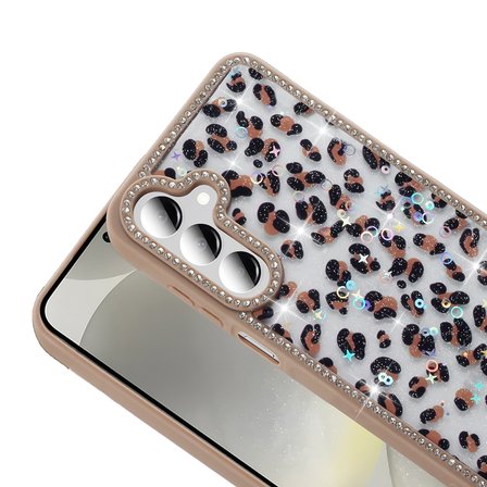 Gpack Samsung Galaxy A26 uyumlu Kılıf Simli ve Taşlı Dizayn Azra Kapak