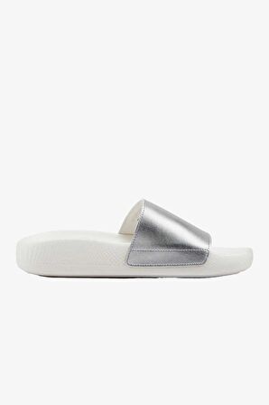 Skechers Hyper Slide - Shine On Kadın Gri Slider Terlik 140431 SIL