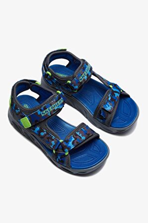 Skechers 400077L BLLM Hypno-Splash Erkek Çocuk Işıklı Sandalet