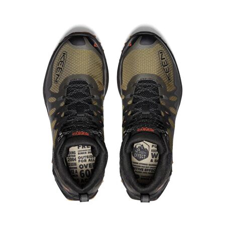KEEN Zionic MID WP Su Geçirmez Yürüyüş Botu - Dark Olive/Scarlet Ibis
