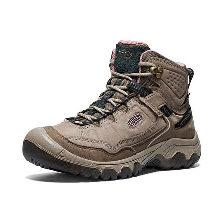 Keen 1028990 Targhee IV WP Brindle/Nostalgia Rose Kadın Outdoor Bot