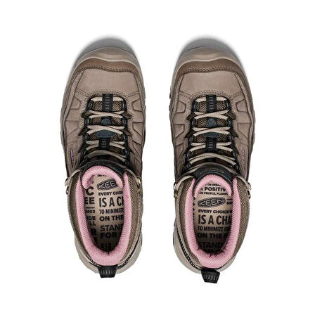 Keen 1028990 Targhee IV WP Brindle/Nostalgia Rose Kadın Outdoor Bot