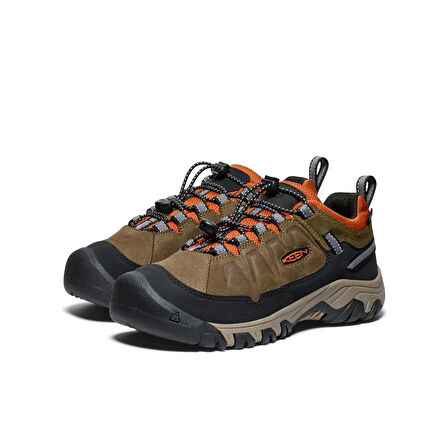 Keen 1029563 Targhee IV Low WP Dark Olive/Gold Flame Kadın Outdoor Ayakkabı