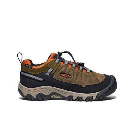 Keen 1029563 Targhee IV Low WP Dark Olive/Gold Flame Kadın Outdoor Ayakkabı