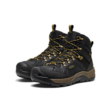 Keen 1031021 Revel IV Polar Mid WP Black/Lemon Curry Erkek Outdoor Bot