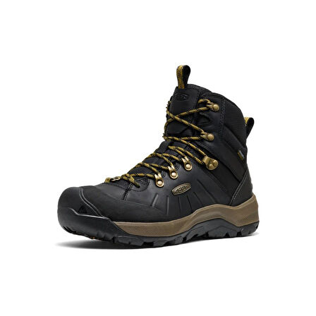 Keen 1031021 Revel IV Polar Mid WP Black/Lemon Curry Erkek Outdoor Bot