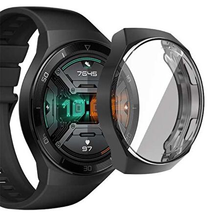 Huawei Watch GT2E 46mm 360 Koruma Ultra İnce Silikon Kılıf