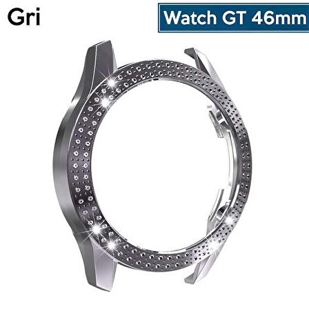 Huawei GT2 46mm Diamond Taş İşlemeli Bumper Kılıf