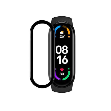 Xiaomi Mi Band 5 Ekran Koruyucu 3D Kavisli Full Kaplama Pmma