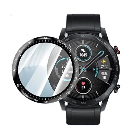 Honor Magic Watch 2 46MM Ekran Koruyucu 3D Kavisli Full Kaplama Pmma