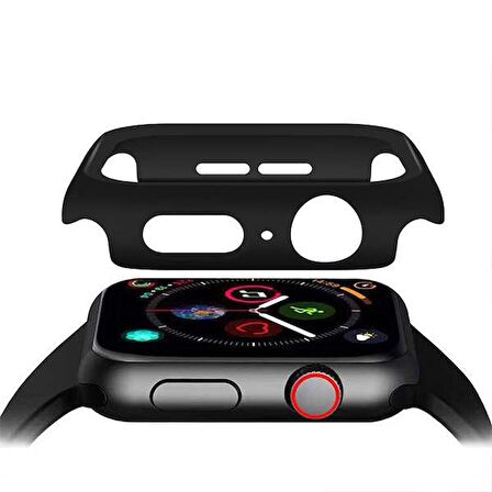 Apple Watch 5-4 40mm 360 Derece Koruma Kılıf+Kırılmaz Cam