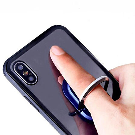 ALLY Universal Yüzük Telefon Tutucu Stand+Araç Havalandırma Tutucu