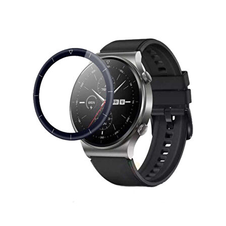 Huawei Watch GT 2 Pro 46MM Ekran Koruyucu 3D Kavisli Tam Kaplama Pmma