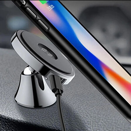 ALLY F608 Wireless Şarj 360 Derece Donerli Araç Telefon Tutucu