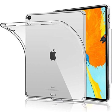 ALLY iPad Pro 11 inch (2021-2020-2018) Ultra Koruma Şeffaf Silikon Kılıf