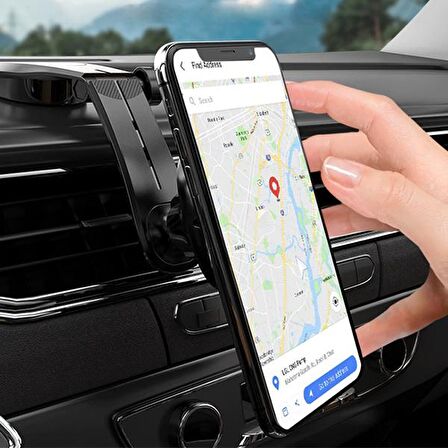 FLOVEME Manyetik Dashboard Mıkantıslı Araç Telefon Tutucu SİYAH