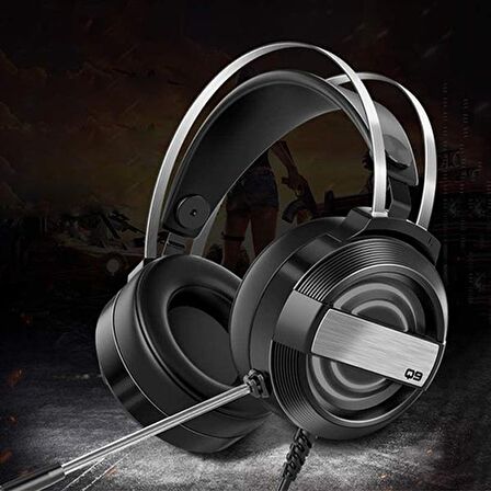 ALLY MC Q9 Gaming Headset 3.5MM Oyuncu Kulaklığı SİYAH